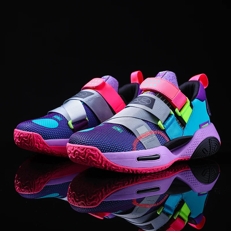 QNX-8999 Mens Basketball Sneakers Fashion Non-Slip Gym Training Sports Shoes for Kids Wearable ForMotion Basketball Shoes 2023