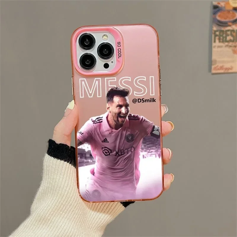 Чехол Famous Footballer M-Messis для Xiaomi Redmi 13C 9C 9T Note 9S 10 11 12 13 Pro K60 Ultra 4G 5G матовая