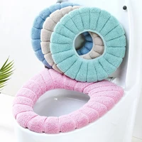 hot sales toilet cover pad washable toilet seat cushion set for home decor closestool mat seat case toilet lid cover accessories