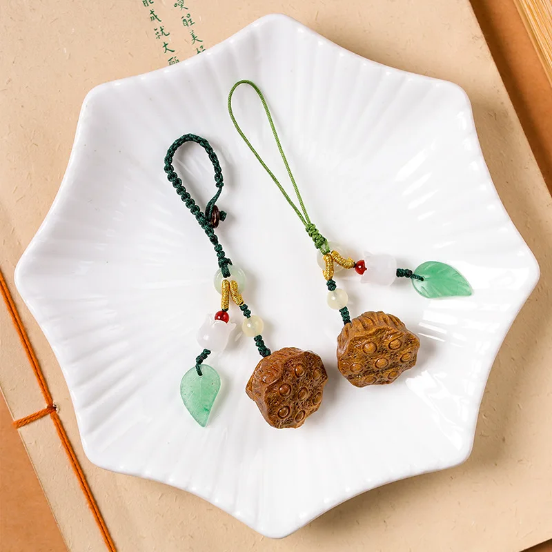 Сбор семян лотоса резьба по сандаловому дереву стручок креативный удачи