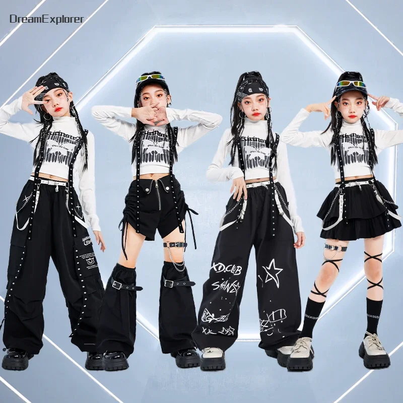 Крутой кроп-топ в стиле K-pop для девочек