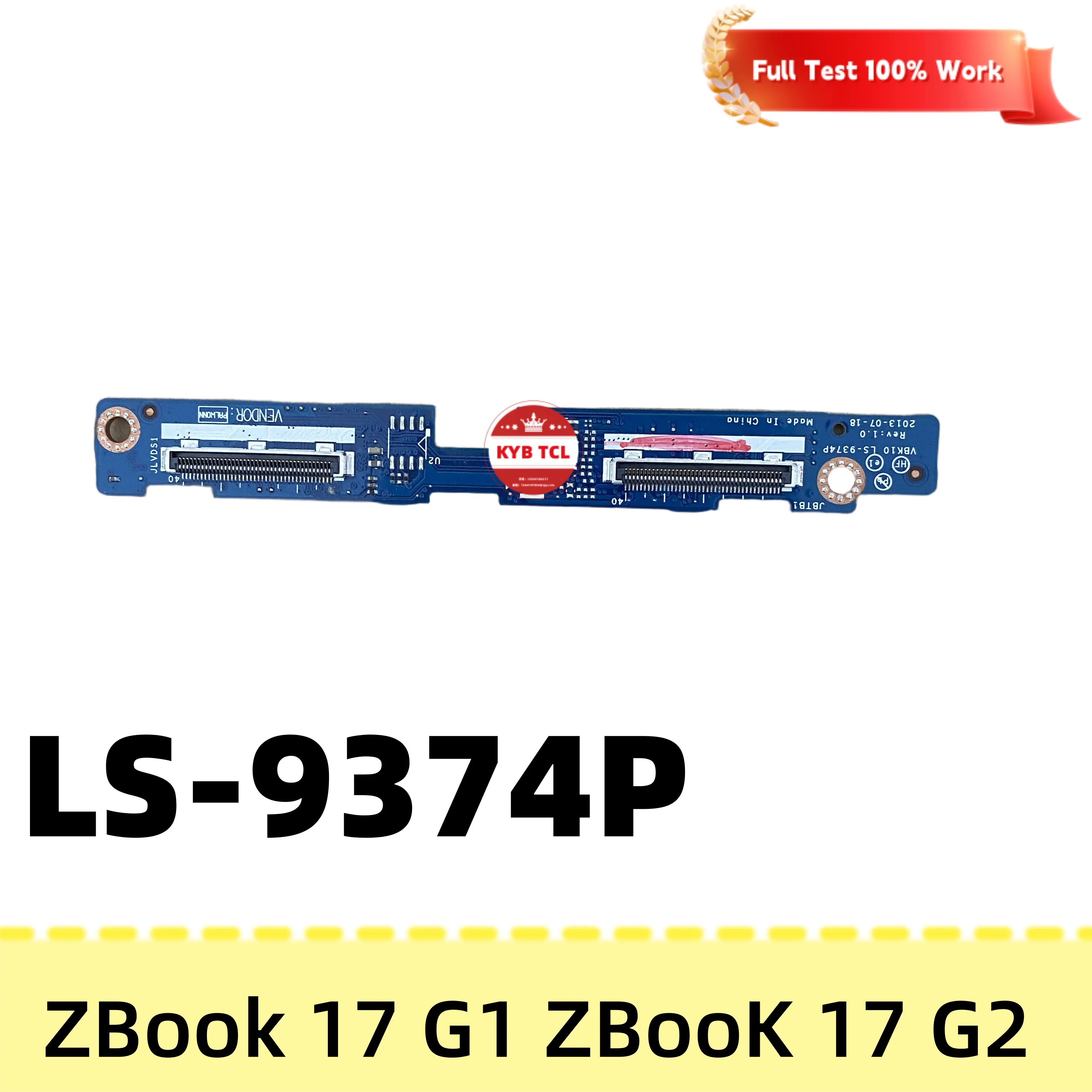Фото Для HP ZBook 17 G1, ZBOOK 17 G2, радиатор, вентилятор, ЖК-экран, кабель, сенсорная панель, динамик, отпечаток пальца, разъём постоянного тока, USB, аудио-плату, Express Card, смарт-карта, чехол для карт, 735371-001 №4