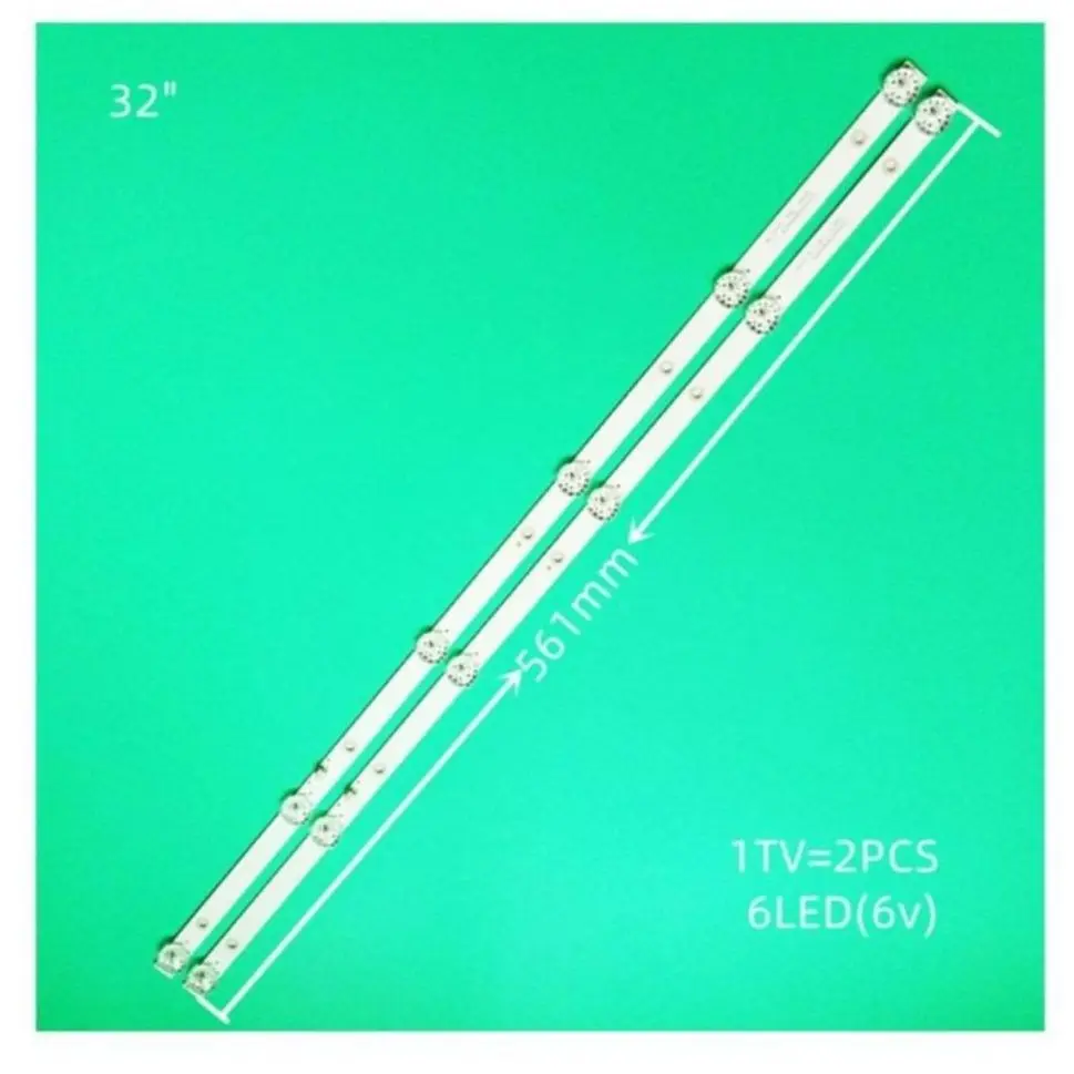 

TV LED backlight belt Akira 32LED01T2M 32LED06T2W ULM-32TC114 series with CC02320D562V04 32E9 2x6 16/3/18