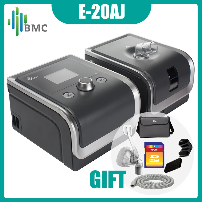 

BMC Auto CPAP APAP Machine GII E-20AJ Health Care Protable for Sleep Apnea Anti-snoring COPD Ventilator with Mask