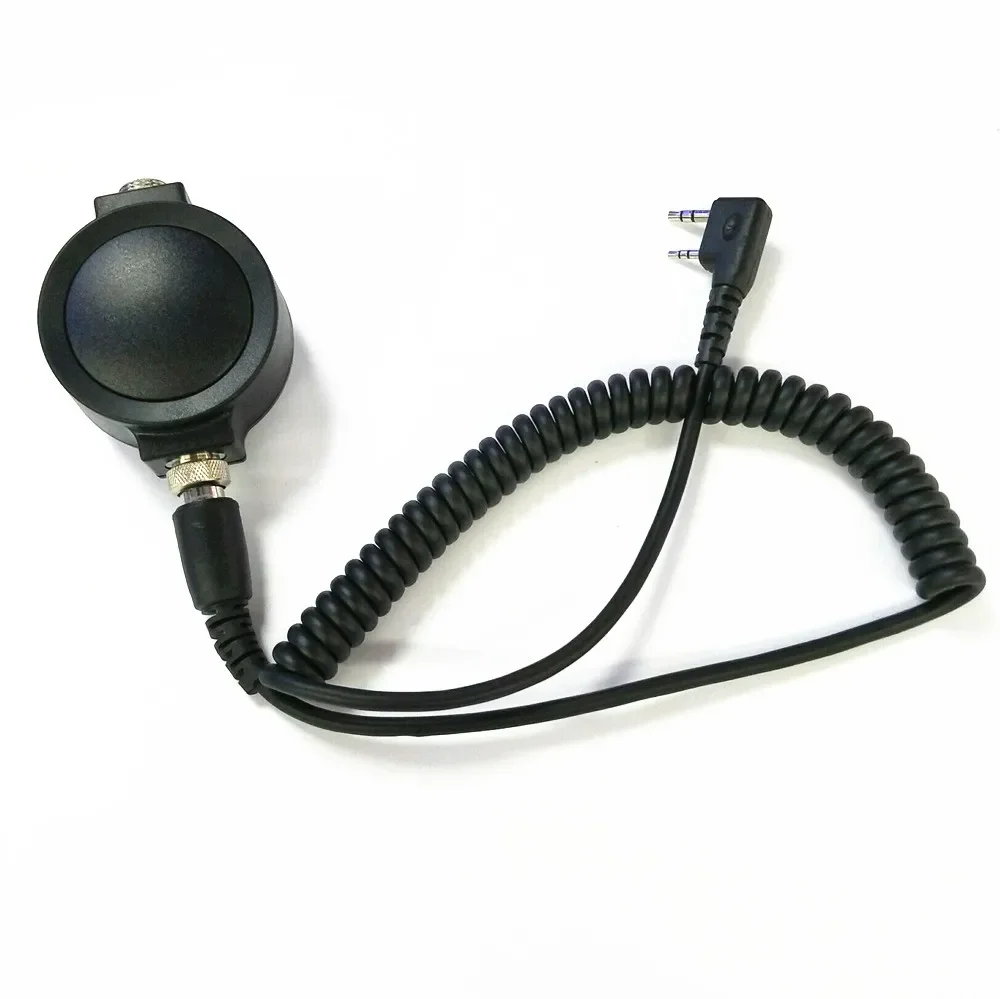 Фото Горячий скрытый наушник, тактический горловой микрофон, гарнитура PTT с пальцем PTT для KENWOOD Radio baofeng BF UV-5R №5