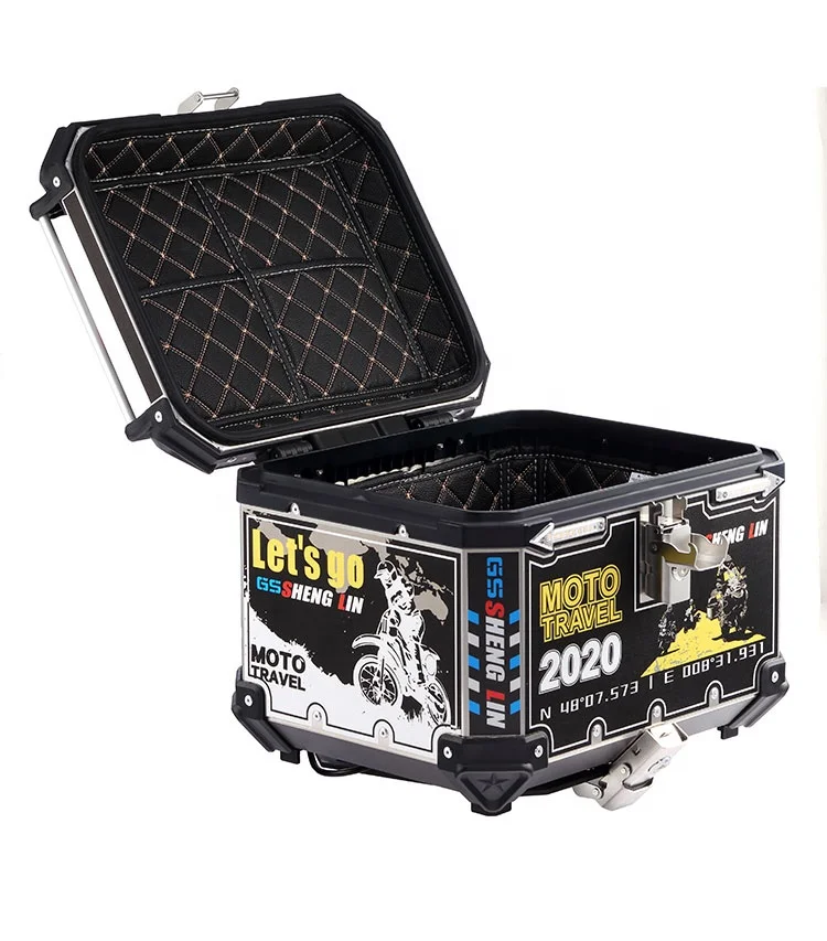 

SHENGLN Hot Selling Aluminum Motorcycle Storage Tail Box Accessories