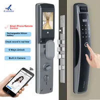 Smart Door Lock With Camera Fingerprint RFID Key WiFi APP Remote Control Biometric Lock Home Keyless for Door Thickness 40-80mm