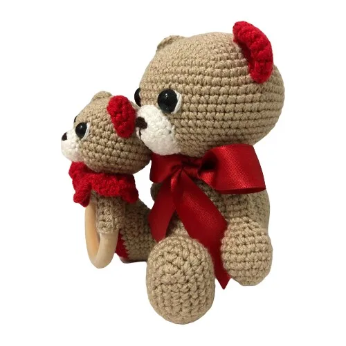 Amigurumi Bear and Rattle Set | Игрушки и хобби