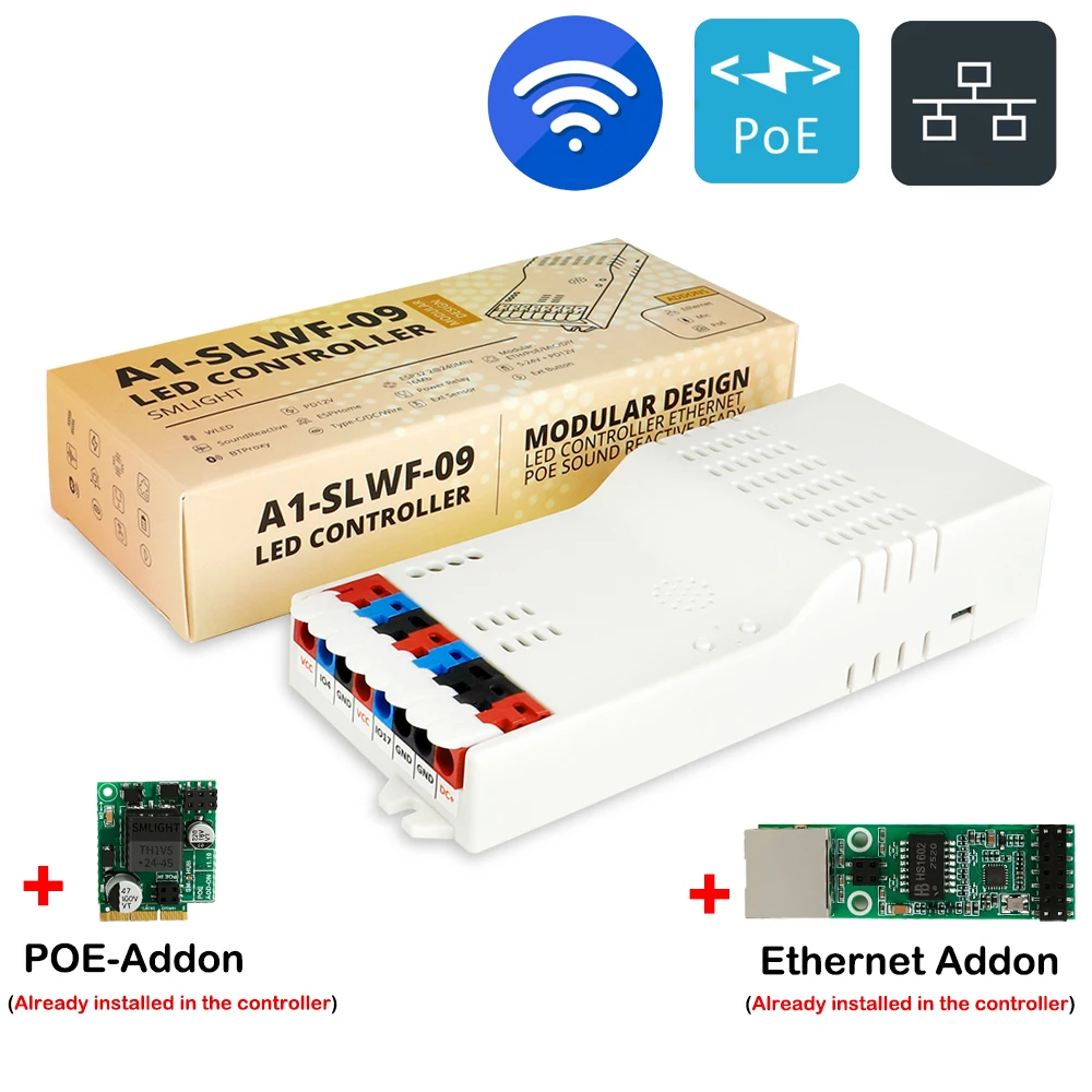 

RGB-контроллер SMLIGHT A1-SLWF-09