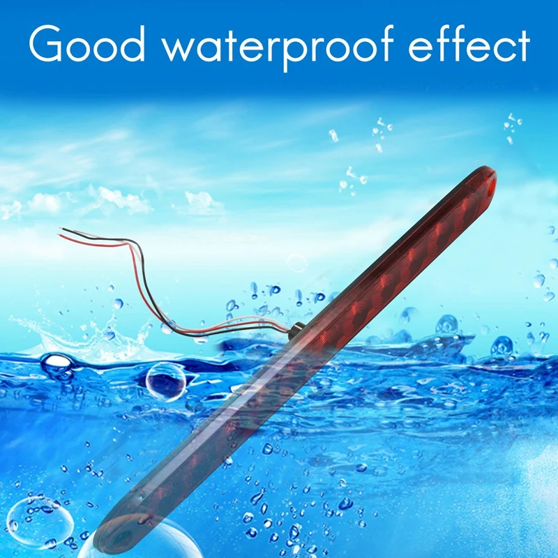 2 шт. 16 дюймов 11 светодиосветодиодный красная световая балка прицепа для