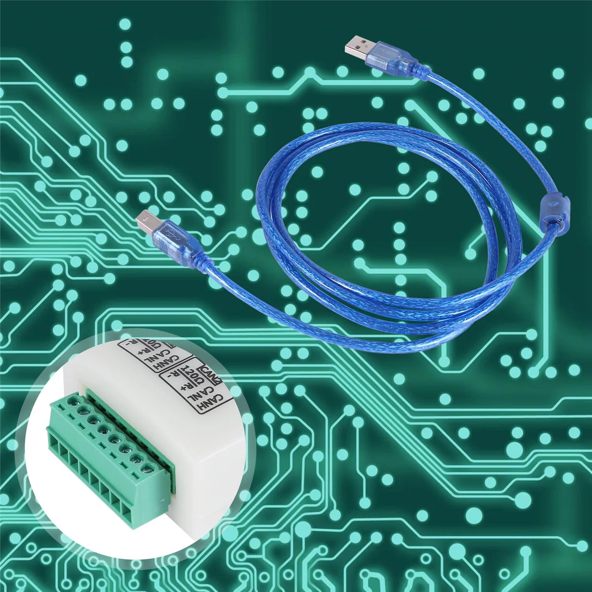 Анализатор CAN-шины CANOpenJ1939 USBCAN-2A Адаптер USB-CAN двухканальный совместимый с ZLG