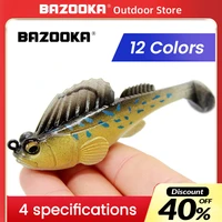 bazooka winter fishing lures wobblers pike soft lure silicone bait lead jig fish with hooks artificial baits pesca tackle