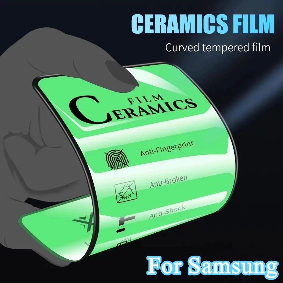 1-3 шт. Мягкая Керамическая пленка для Samsung A52 A72 A32 A12 A50 A22 A71 A51 Защитные пленки Galaxy S21