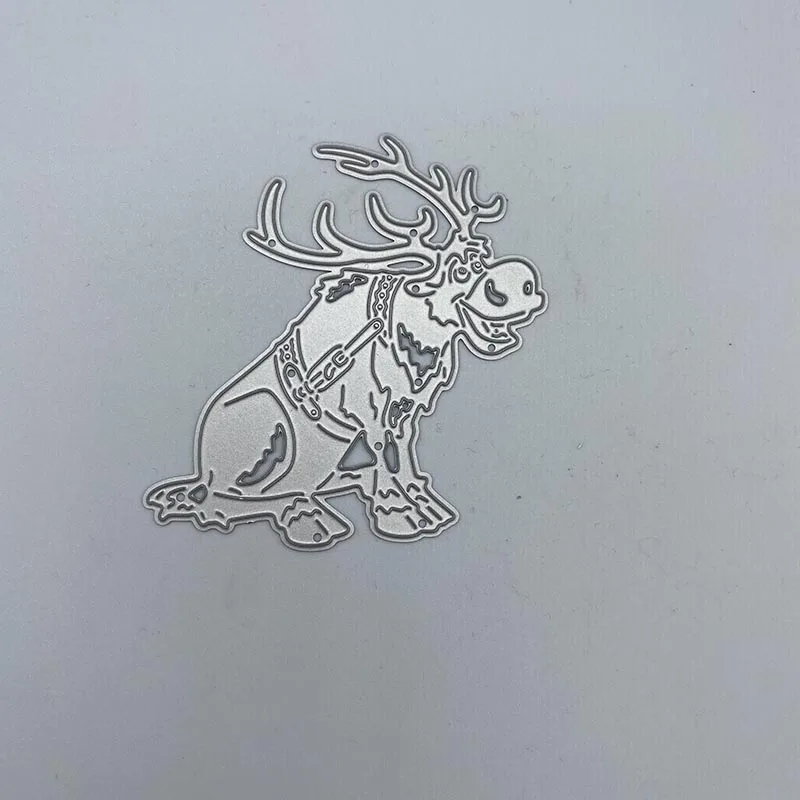 

Металлические Вырубные штампы с оленями, трафареты для искусственных поделок своими руками, новинка 2019