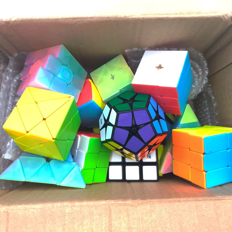 Волшебные кубики 3x3x3 Пирамида профессиональный куб головоломка скоростные