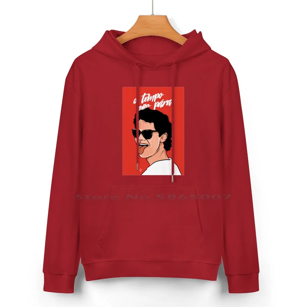 Толстовка Cazuza-O Tempo N?o полиара из чистого хлопка свитер 24 цвета Cazuza Mpb музыкальный
