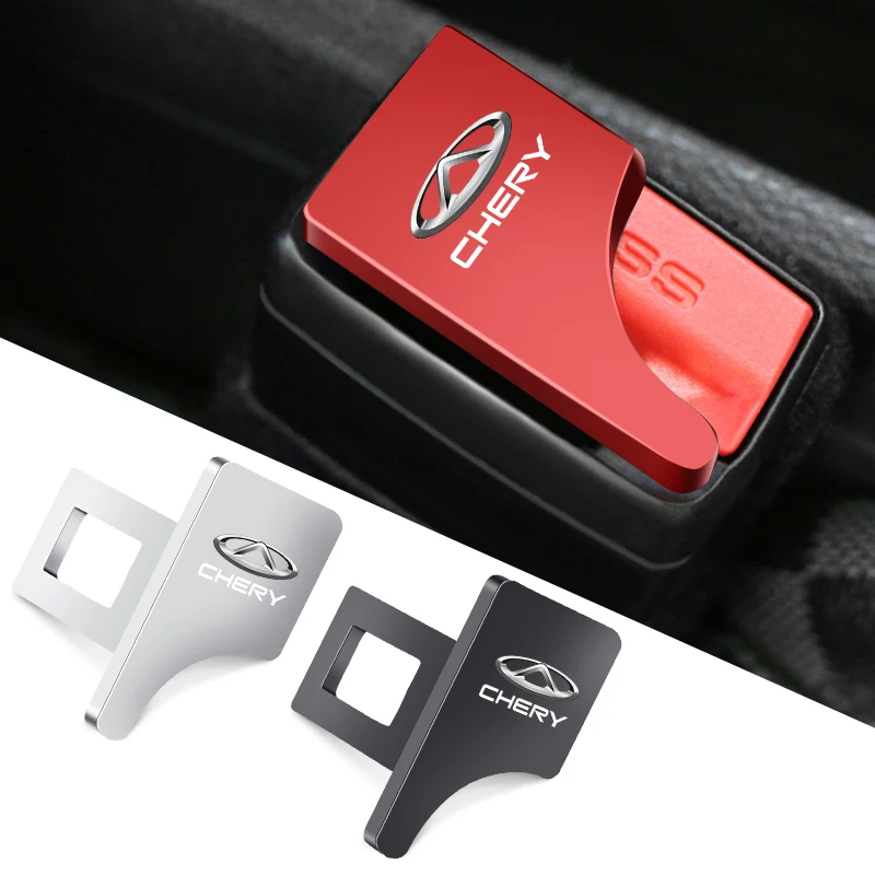 

Car Logo New Seat Safty Belt Alarm Canceler Stopper For CHERY TIGGO 5 7 A1 A3 A5 QQ KIMO INDIS JAGGI 8 Arrizo 5 7 Pro EQ7 5x 3x