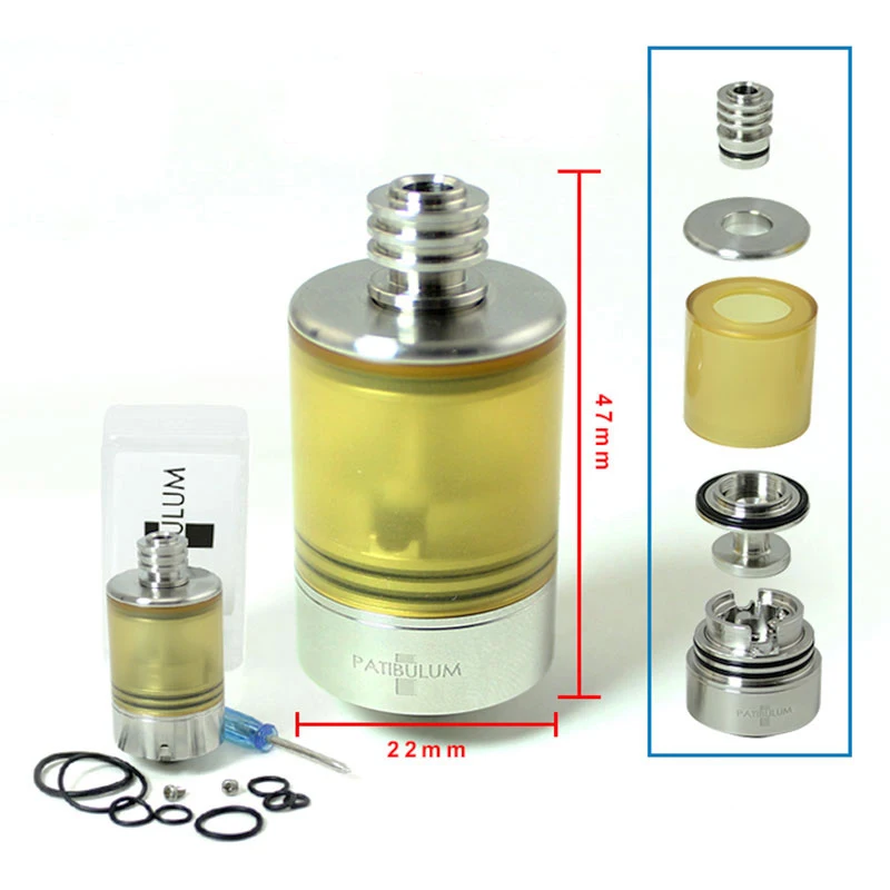 

HOLY RTA rta 316 MTL Tank 22mm Atomizer Electronic Cigarette Rebuildable Zeus x Tank Adjustable Airflow for 510 Vape THC Tauren