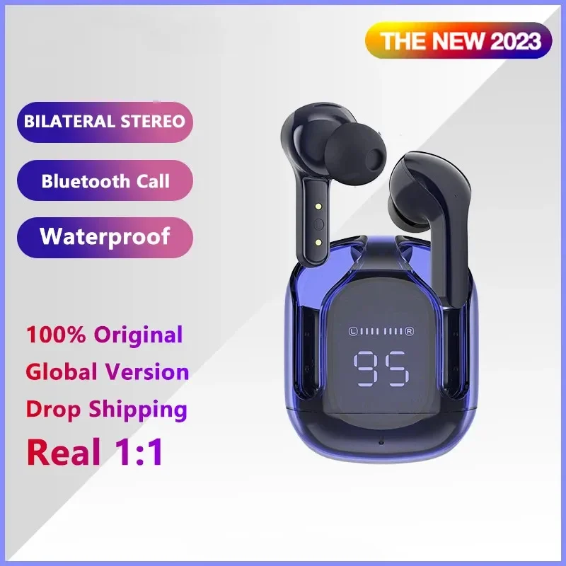 Фото Беспроводные наушники T2 TWS, Bluetooth 5,3, спортивные Игровые наушники, шумоподавление, наушники-вкладыши с сенсорным управлением для allphone №1