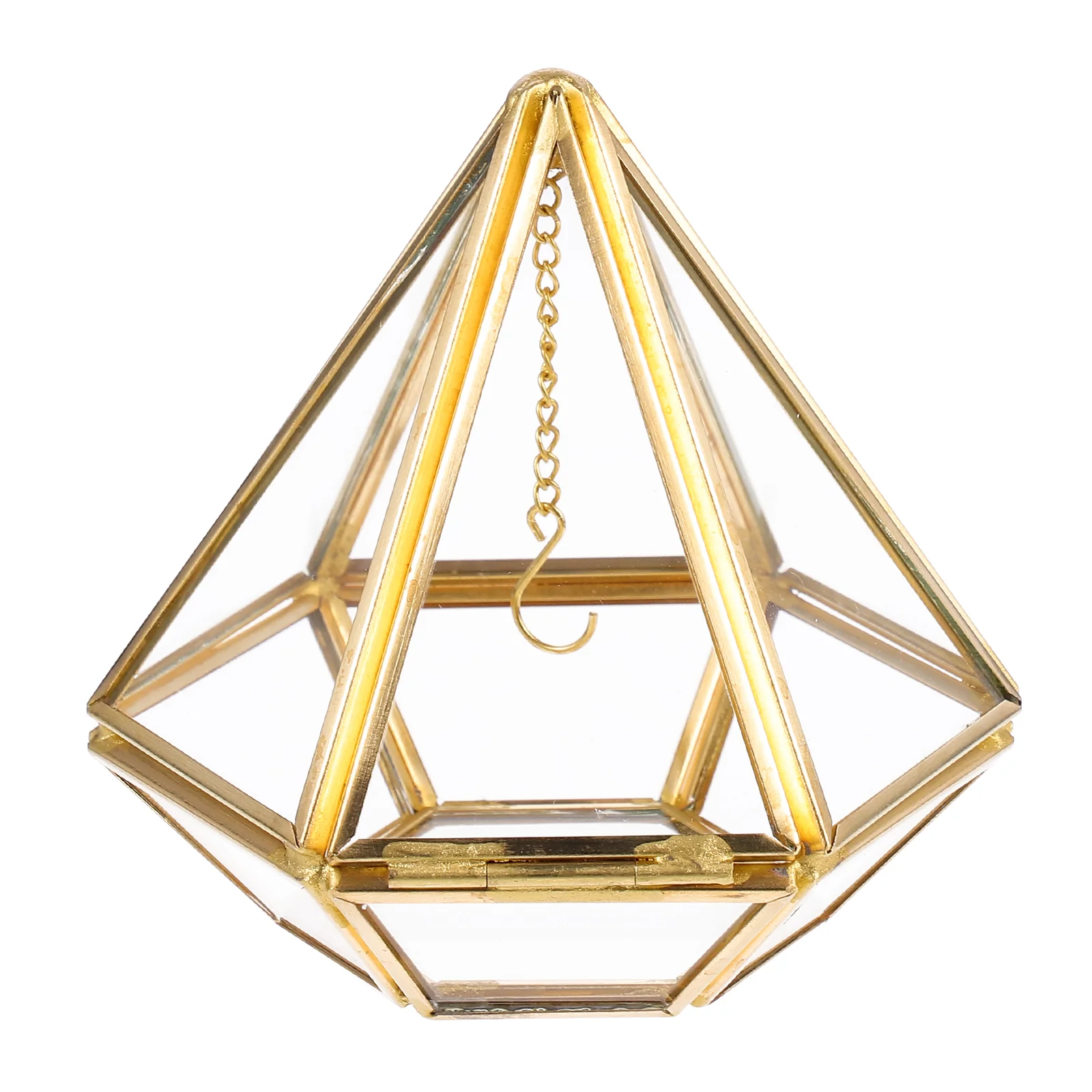 

1Pc Storage Box Transparent Decorative Glass Jewelry Box Glass Storage Box for Home