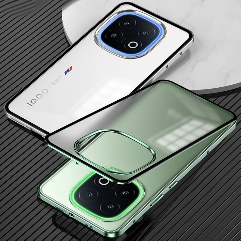 Металлический чехол для телефона с замком и пряжкой iQOO 12 13 Neo 10 9S Pro Plus Z7 5G z9x