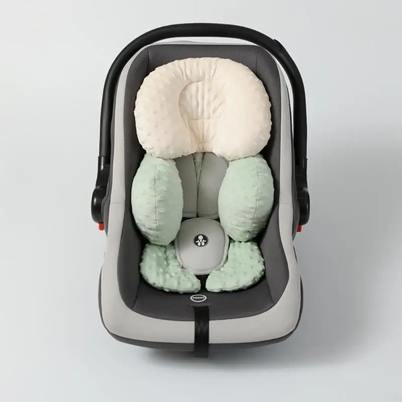 Фото 77HD Newborns Cashion Cushion вставка обеспечивает поддержку головы и тела для колясок и качелей. Съемная подушка №1