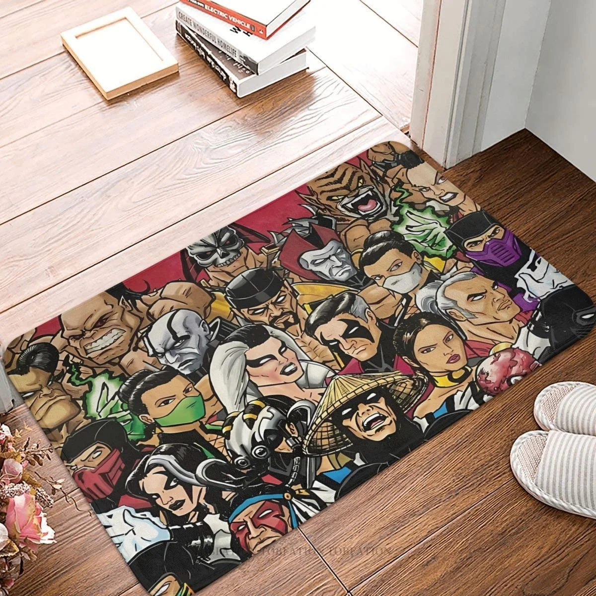 

Game Mortal Kombat Bath Mat All Doormat Kitchen Carpet Entrance Door Rug Home Decor