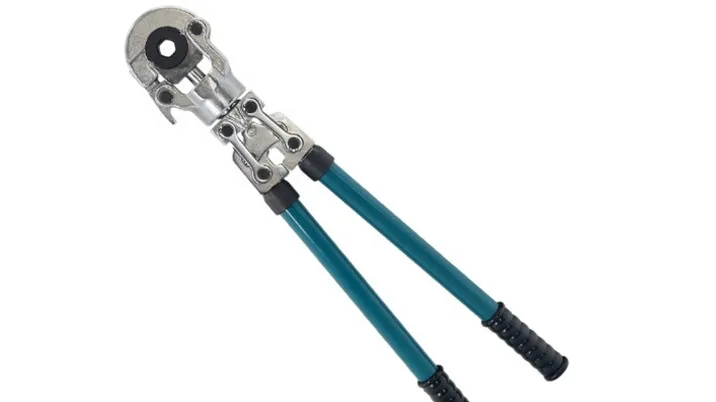 

Manual hydraulic tool double clamping pipe fittings aluminum plastic pipe crimping tool pressure pipe clamp