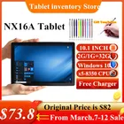 2022 хит продаж 10,1 дюйма NX16A 1 ГБ DDR3 + 32 ГБ Windows 10 Z8350 процессор двойная камера Bluetooth-Совместимость 1280x800 IPS 5000 мАч четырехъядерный