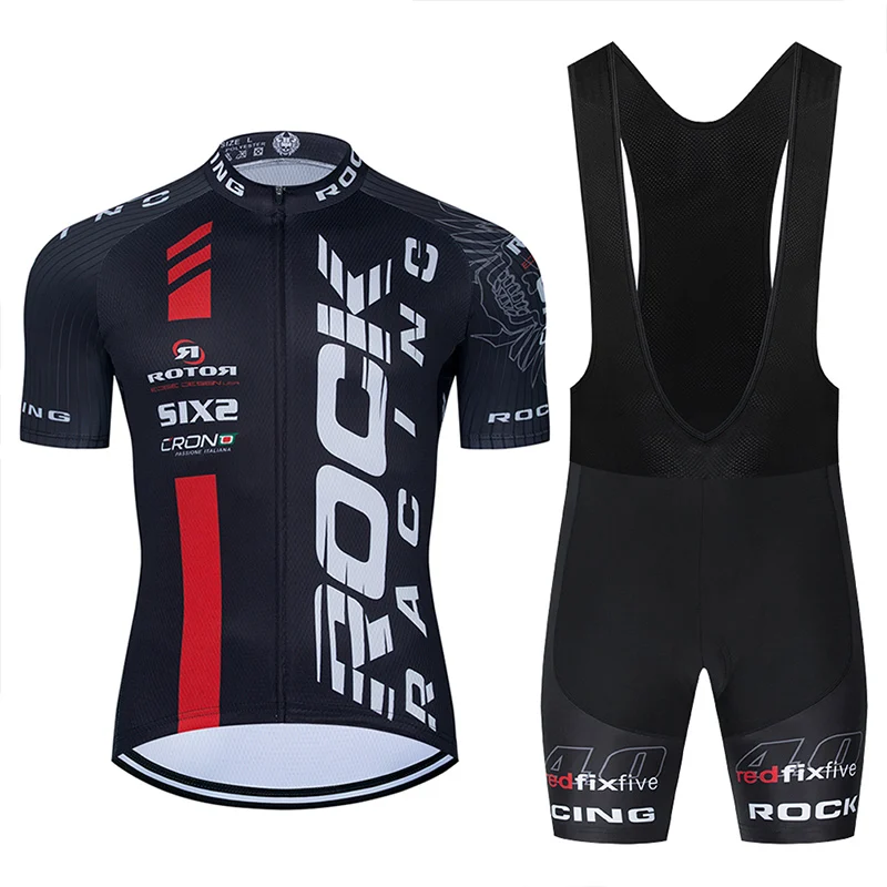 

2022 New 2022 ROCK RACING Cycling Jersey 20D Set MTB Bicycle Clothing Quick Dry Bike Clothes Ropa Ciclismo Mens Short Maillot