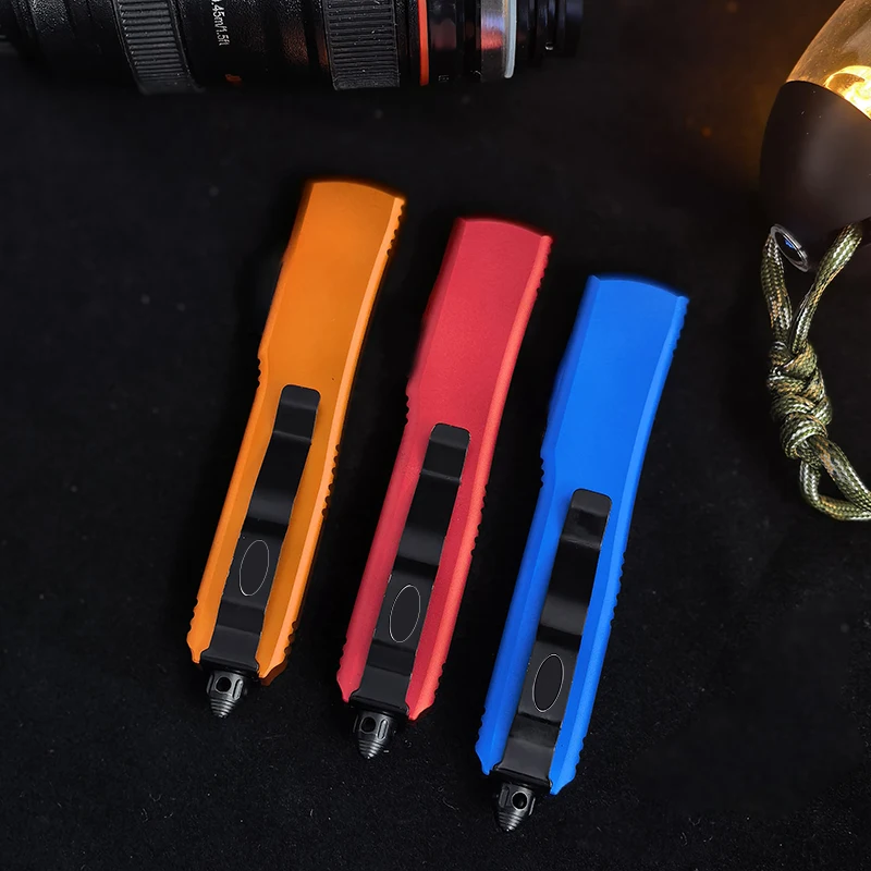 Фото Складной инструмент MICRO85 EDC из стали D2 с рукояткой из алюминиевого сплава, технологичный нож для путешествий и походов, многофункциональный инструмент, подарок для мужчин. №3