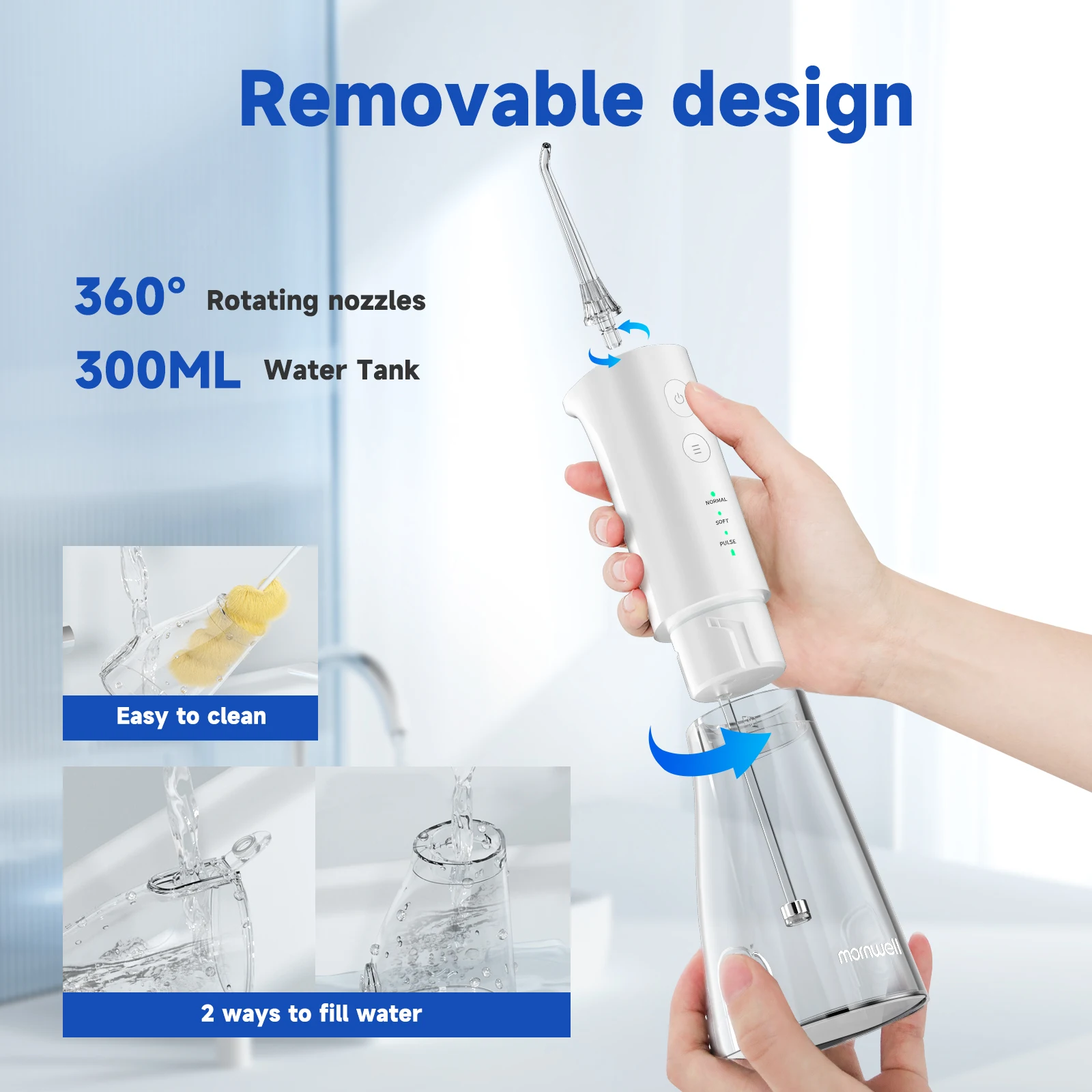 Ирригатор для полости рта Mornwell F29 3 режима водная ирригация стоматологическая