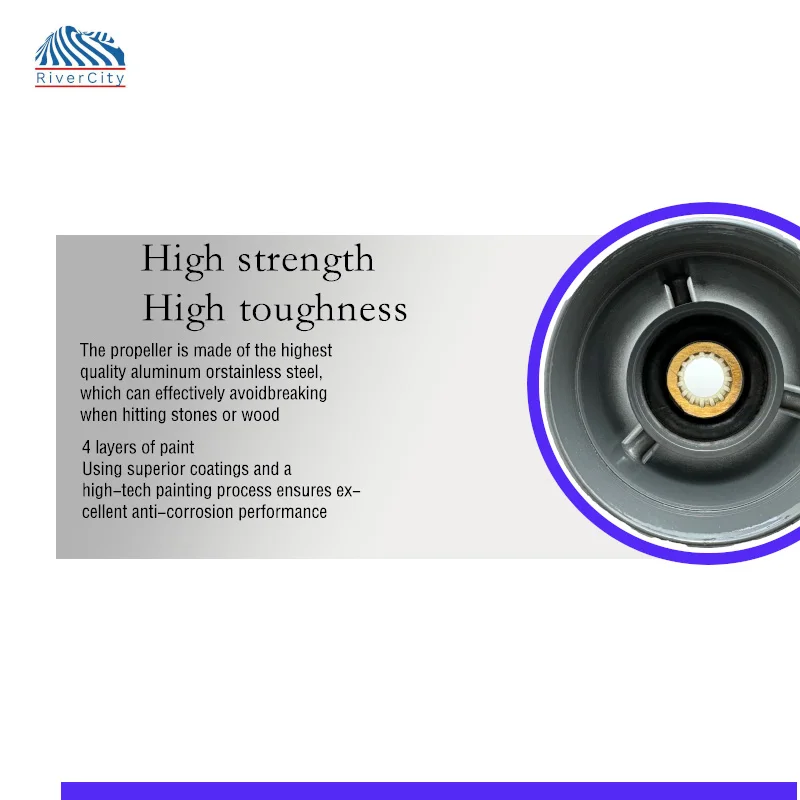 Лодочный гребной винт 13 1/4x17 для Honda 60HP 75HP 90HP 115HP Подвесной двигатель Пропеллер из