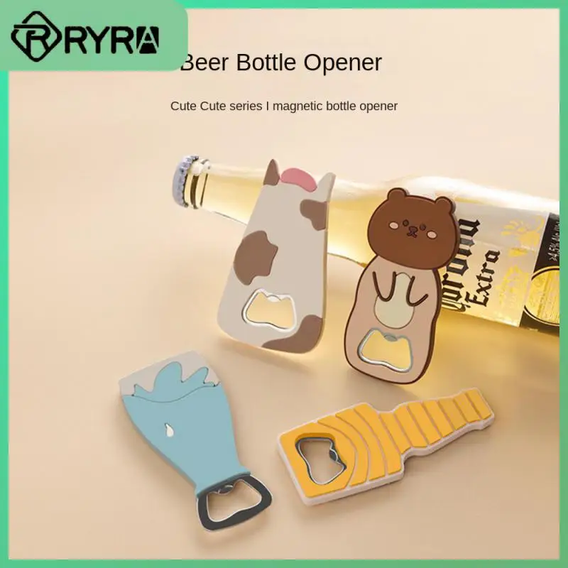 

Stereoscopic Pvc Soft Back Magnet Design Show Individuality Cute Shaped Bottle Opener Firm And Not Easy To Fall Off