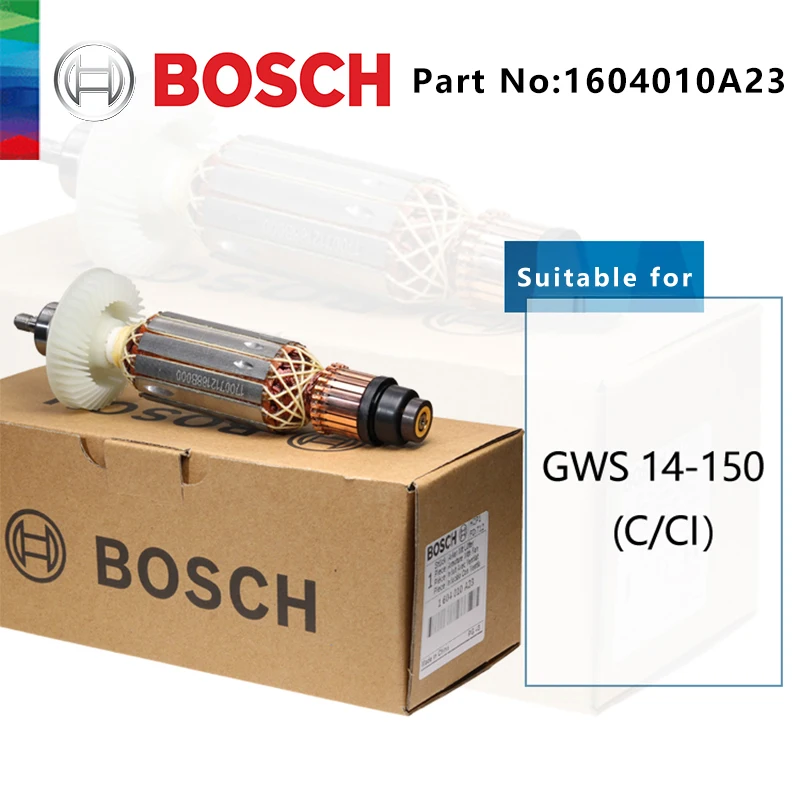 

Bosch GWS6-100 7-100 8-100 660 670 750 14-900 Замена для угловых шлифовальных машин якорь, запасные части, статор