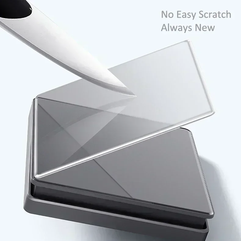 Двухполюсный настенный переключатель 20 А настенная панель из черного стекла для