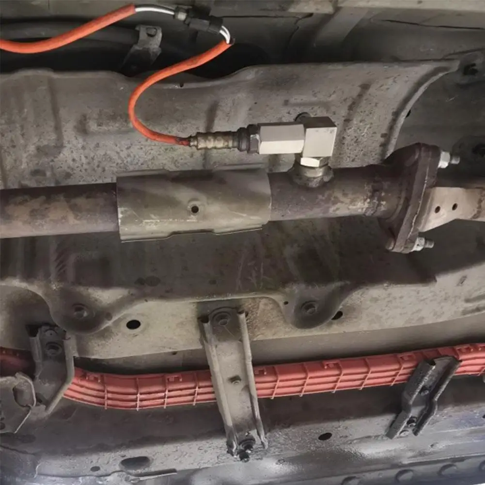 

Универсальный O2 расширитель датчика кислорода 90 градусов 02 Bung датчик кислорода O2 каталитический удлинитель распорный конвертер U7C8