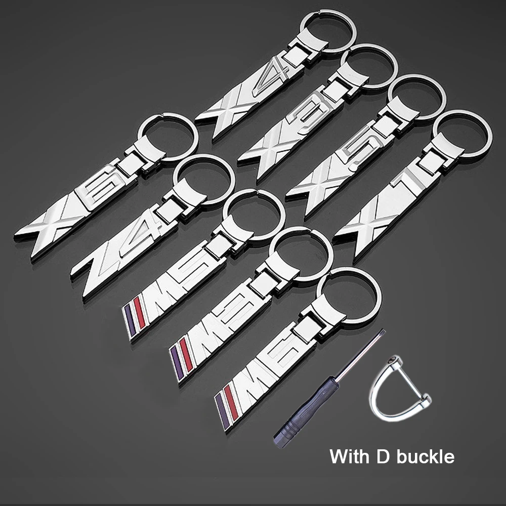 

3D Metal Keyring For BMW X1 X3 X4 X5 X6 M3 M5 M6 Z4 E46 E90 E60 E87 E39 F10 F12 F01 Car Keychain Keyring Key Chain Pendant Gift