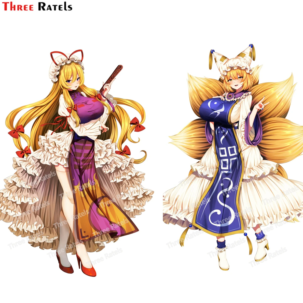 

Three Ratels G339 Yakumo Ran Touhou Waterproof Decal Anime RV Car Sticker Motorcycle Graffiti Sticker