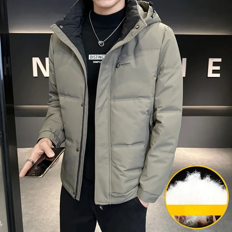 Новинка Зима 2023 пуховик Мужская съемная толстовка повседневный красивый