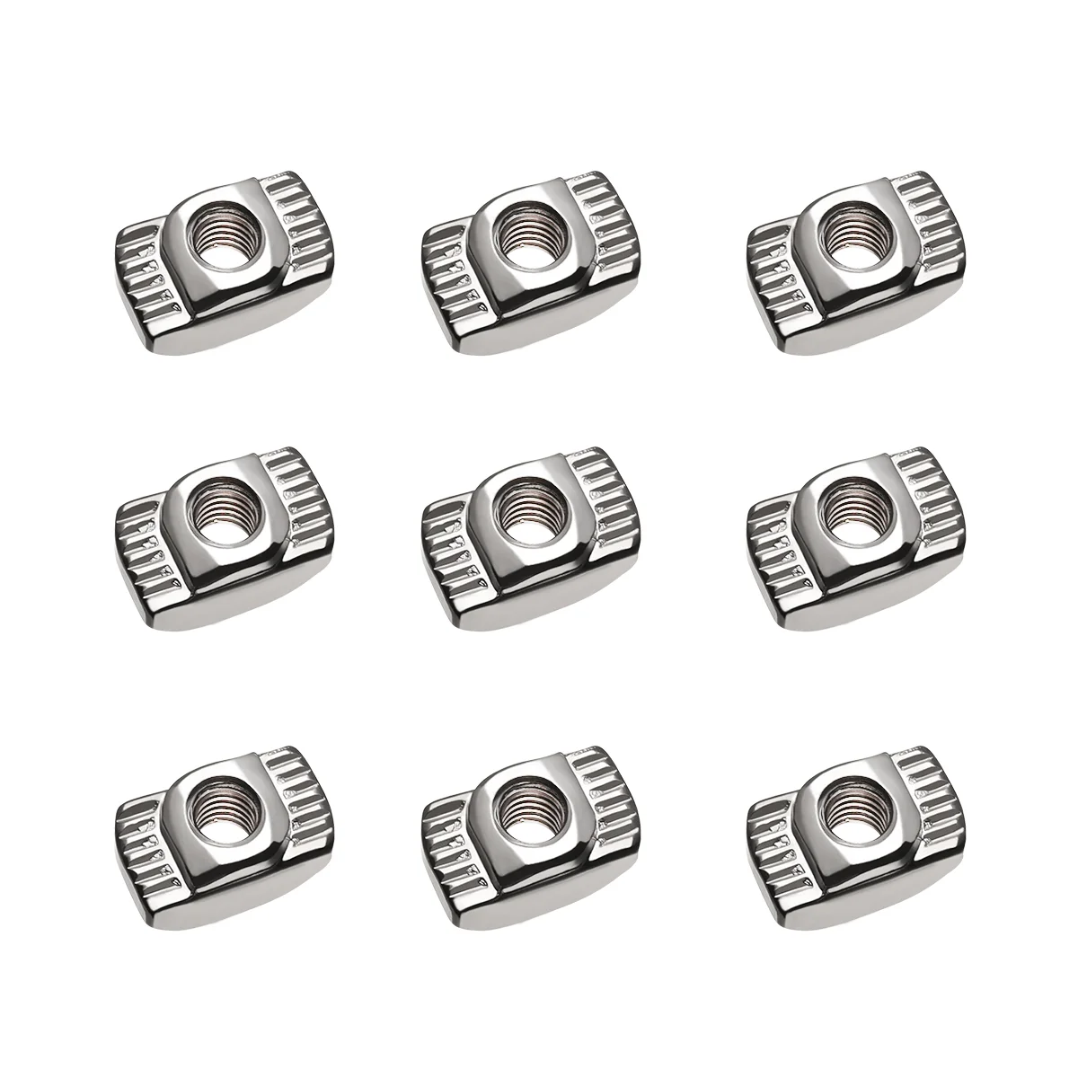 

100Pcs Aluminum Profile T-nut European T-nut Aluminum T-nut T-Nut