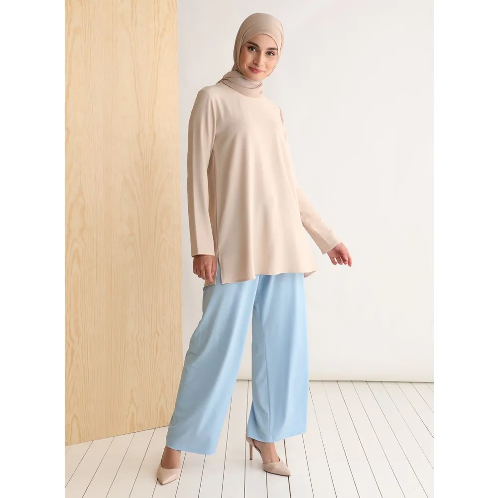 

Waist Lacing Detaylı Pants-Blue-Dorlie