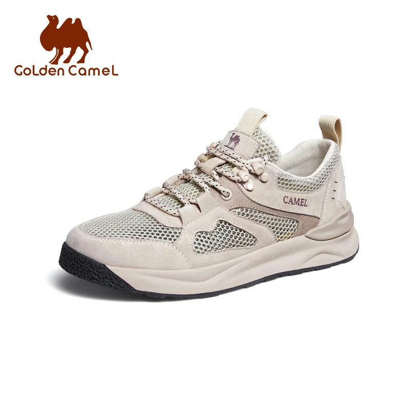 

GOLDEN CAMEL Outdoor Hiking Shoes Breathable Casual Mesh Shoes for Men Spring 2023 Comfortable Mountaineering Walking Sneakers