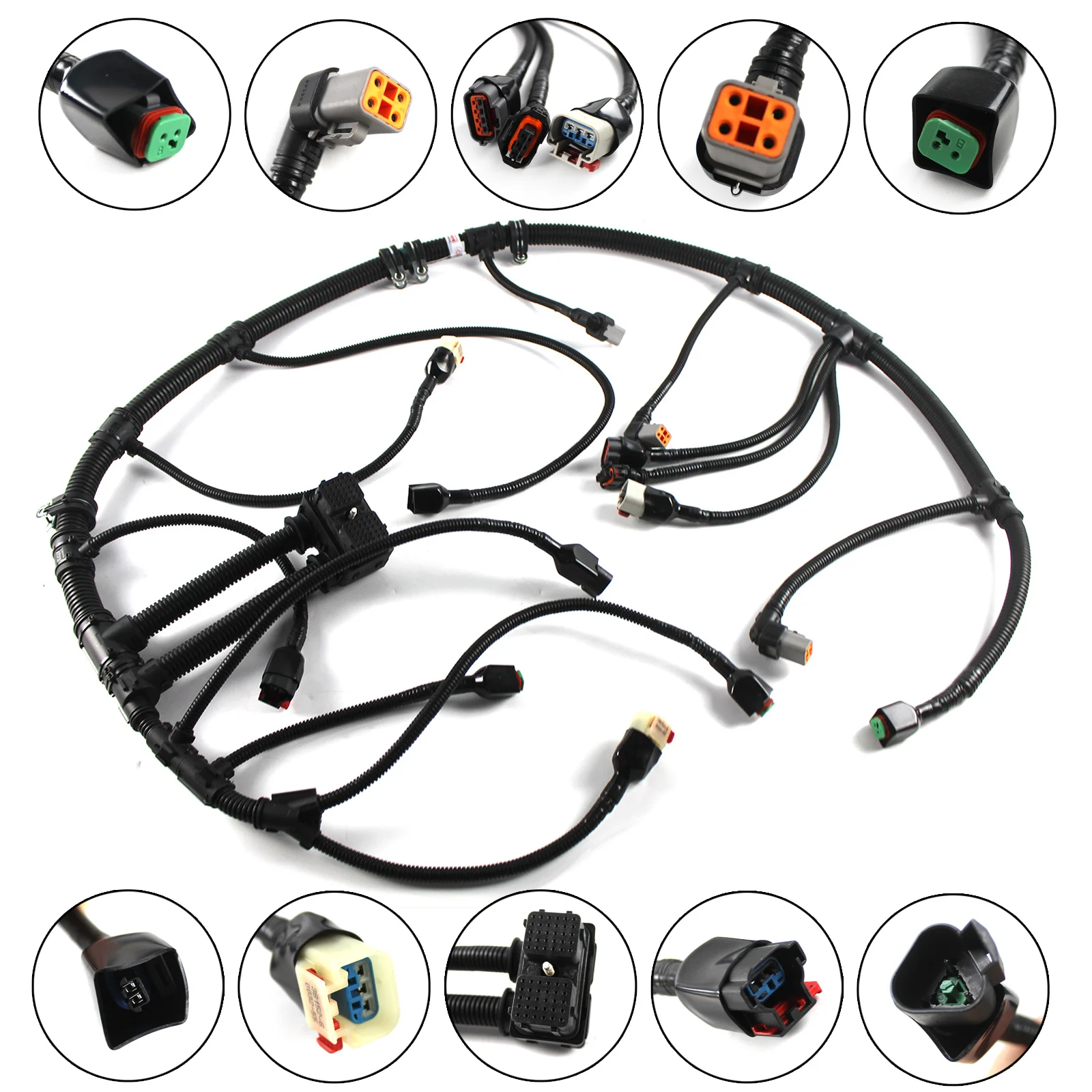 

6D114 SAA6D114E-3 Engine Wiring Harness 6745-81-9230 6745-81-9250 For Komatsu Excavator PC300-8 PC350-8