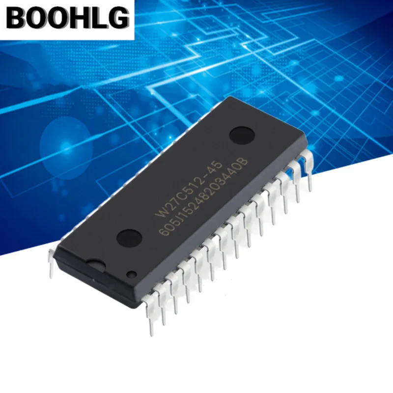 Оригинальные интегральные схемы diymore W27C512 W27C512-45Z 28DIP IC EEPROM 512KBIT