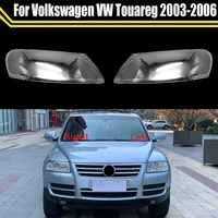 auto headlamp shell for volkswagen vw touareg 2003 2004 2005 2006 car front headlight lens cover lampshade glass lampcover caps