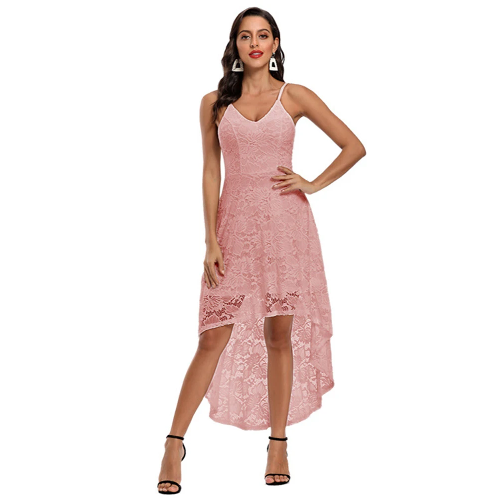 

2022 Summer Dress Sleeveless Suspender Halter Tuxedo Maxi Dress