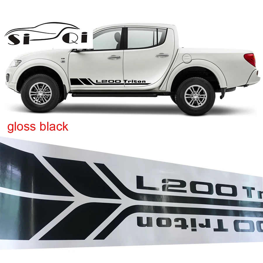 

2 шт., автомобильные наклейки для Mitsubishi l200 Triton 2012-2021