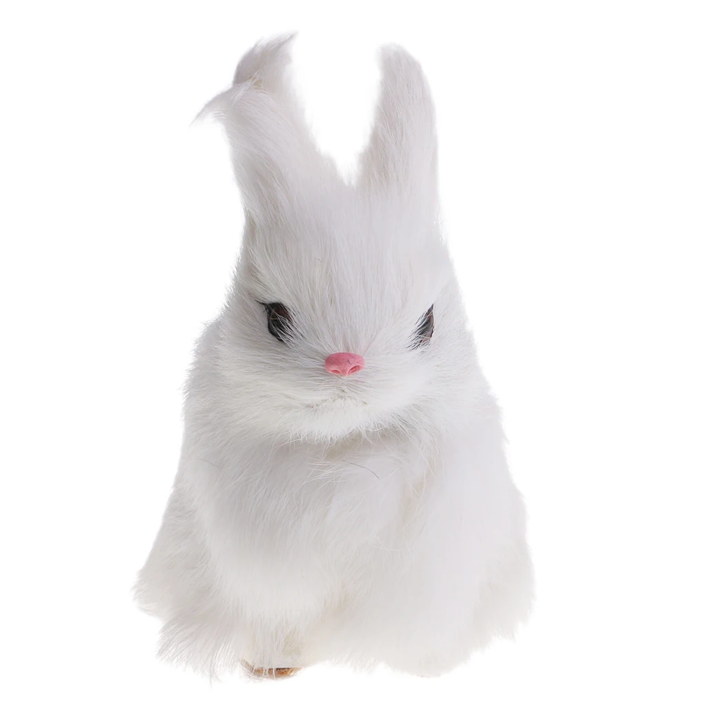 

LifelikeSimulation Rabbit Stuffed Bunny Toy For Birthday Gift Home Decor