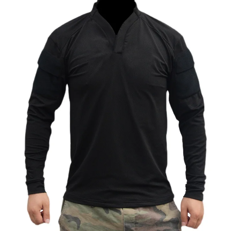 VS Tactical T-Shirt Military Fan Outdoor Quick-Drying High-Elastic Military Training Cs Hunting T-Shirt Long-Sleeved